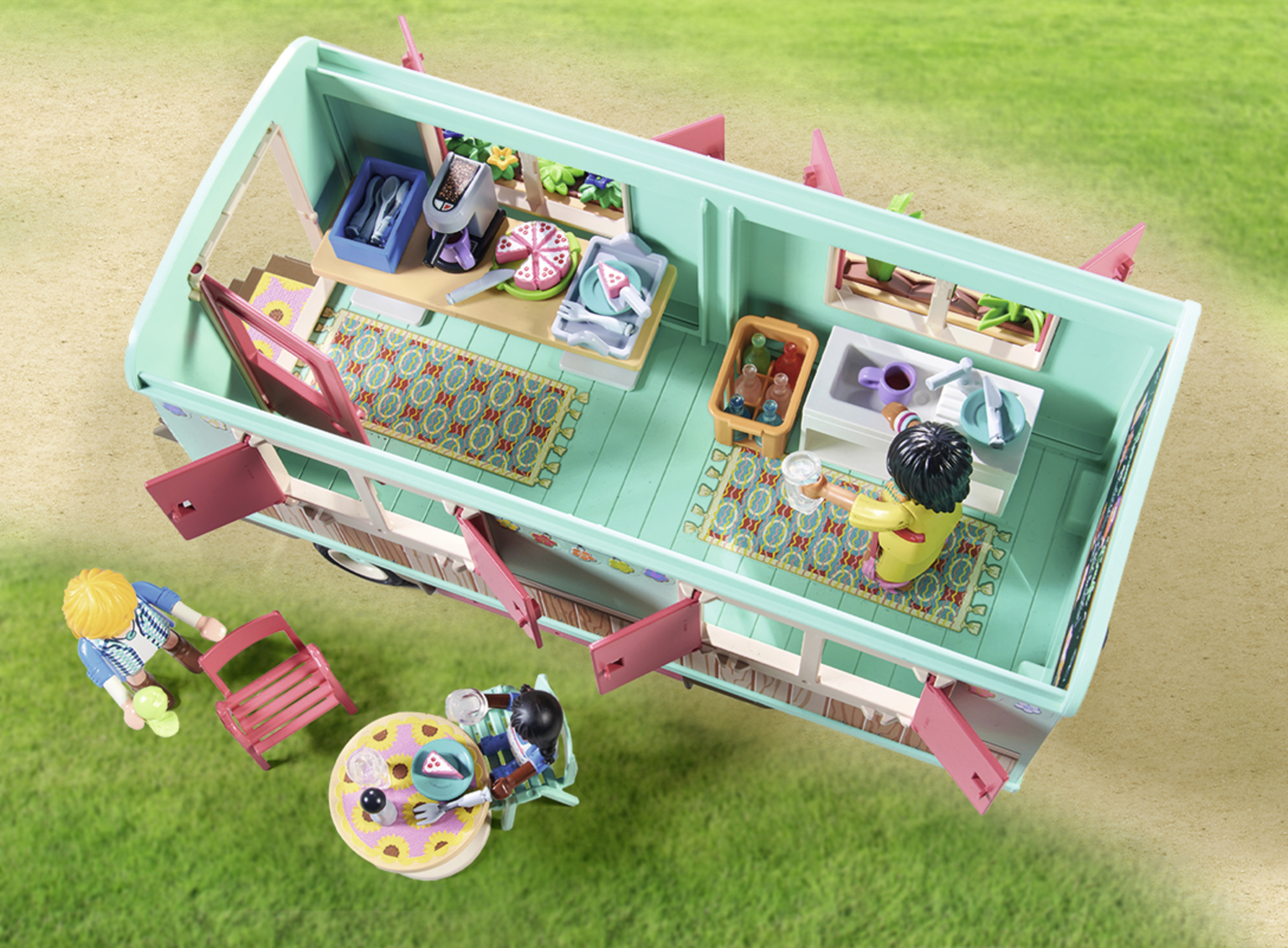 PLAYMOBIL Country 71441 Gemütliches Bauwagencafé