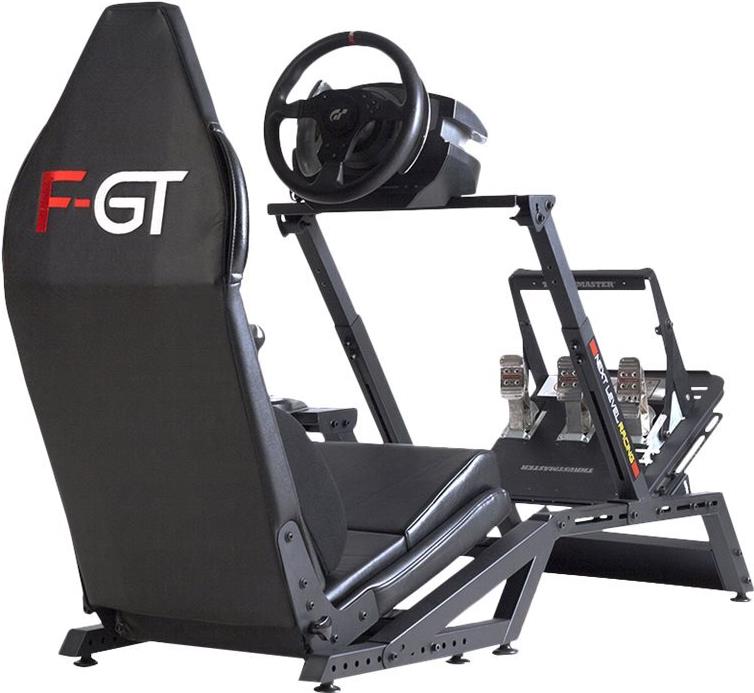 Next Level Racing F-GT Rennsimulator-Cockpit Schwarz, Rot