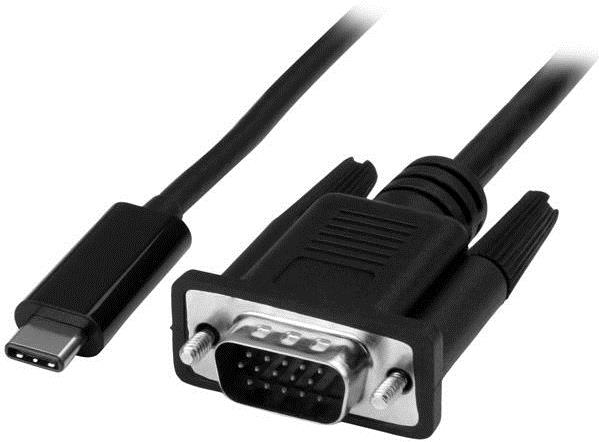 StarTech.com 1m / 3 ft USB C to VGA Cable (CDP2VGAMM1MB)