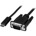 StarTech.com 1m / 3 ft USB C to VGA Cable (CDP2VGAMM1MB)