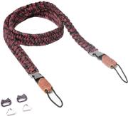 C-ROPE Kameragurt Traveler aus Paracord 100cm Red Dots retail (CRP-TRL-100-BLR)