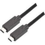 Bachmann 918.190 USB Kabel 0,5 m USB 3.2 Gen 2 (3.1 Gen 2) USB C Schwarz (918190)