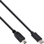 InLine USB-Kabel USB Typ C (M) bis Mini-USB, Typ B (M) (35753)