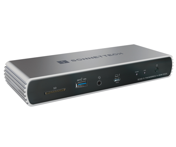 Sonnet Echo 11 Thunderbolt 4 HDMI Dock Schwarz, Silber