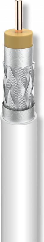 Televes 413832 Koaxialkabel 250 m Weiß (413832)