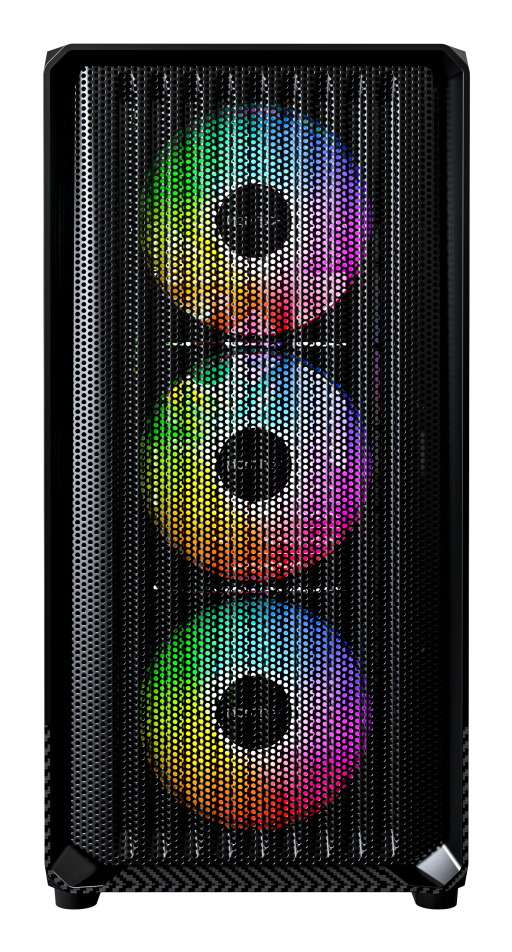 Montech X5M (B) Midi-Tower Micro-ATX Tempered Glass ARGB Schwarz