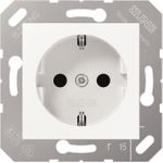 Jung SCHUKO-Steckdose 16A 250V m.Berührungsschutz CD 5120 BFKI W (CD5120BFKIWW)