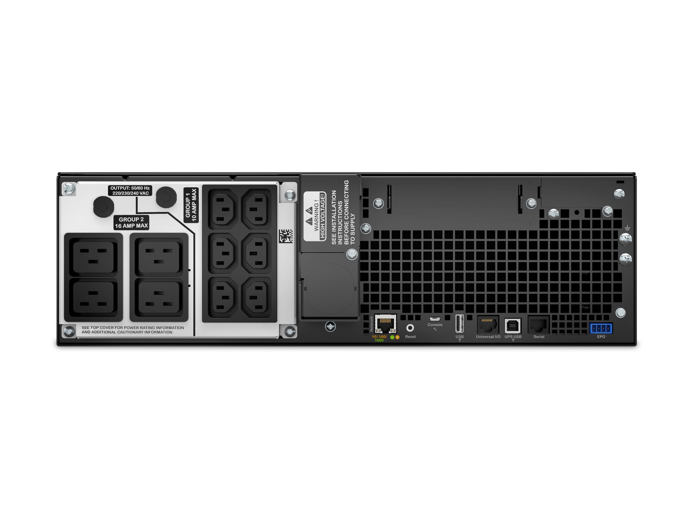 APC Smart-UPS SRT 5000VA RM USV 4500 W 230 V Online Schwarz