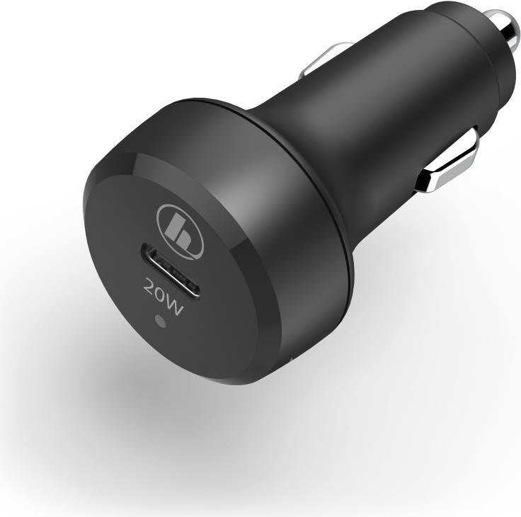 Hama Prime Line Charger - Auto-Netzteil - 20 Watt - 3 A - PD 2.0, QC 3.0 (USB-C) - Schwarz