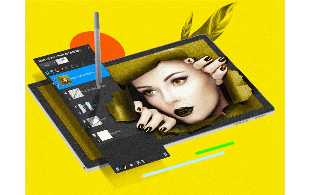Corel PaintShop Pro 2023 Grafischer Editor 1 Lizenz