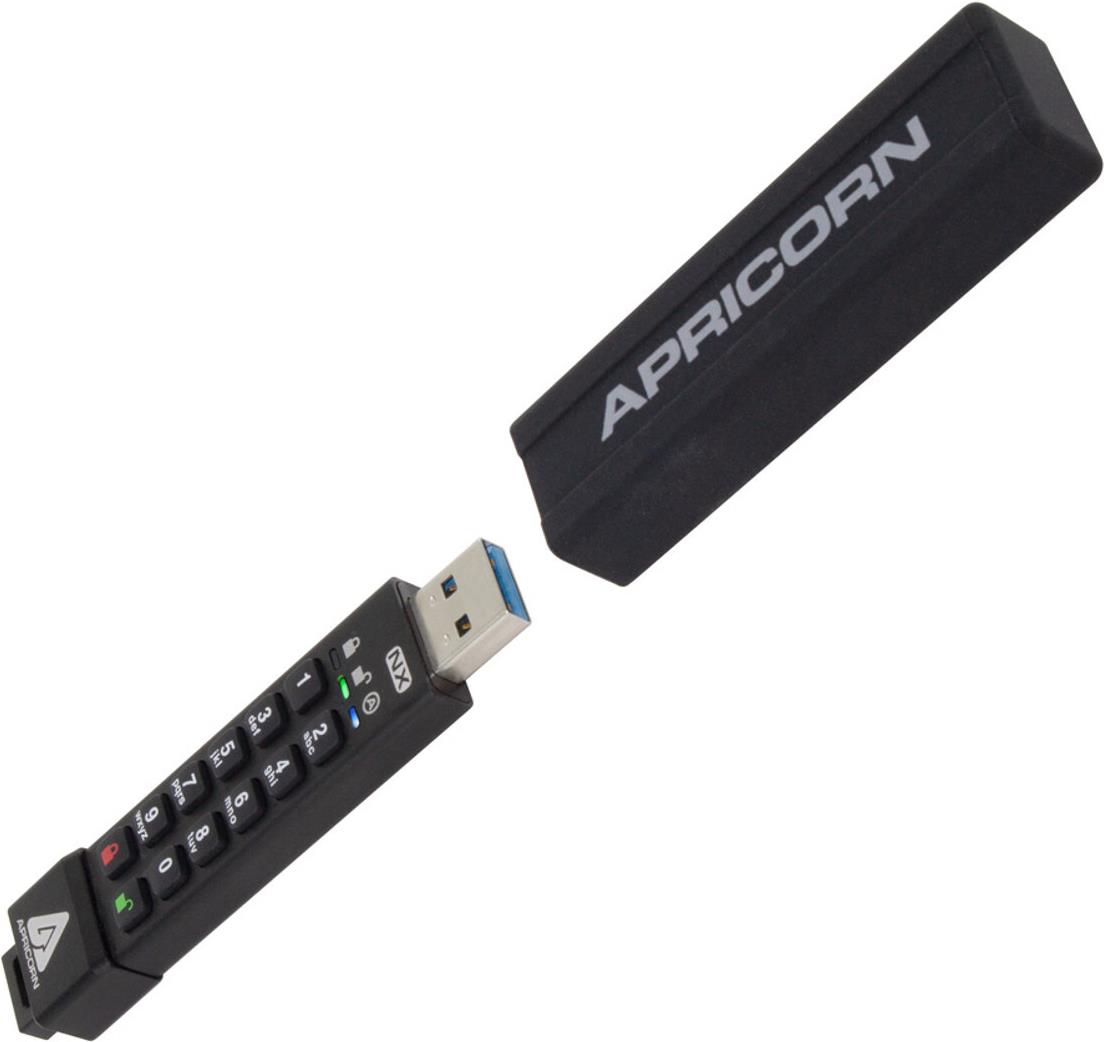 Apricorn Aegis Secure Key 3NX 256 GB USB 3.0 Schwarz