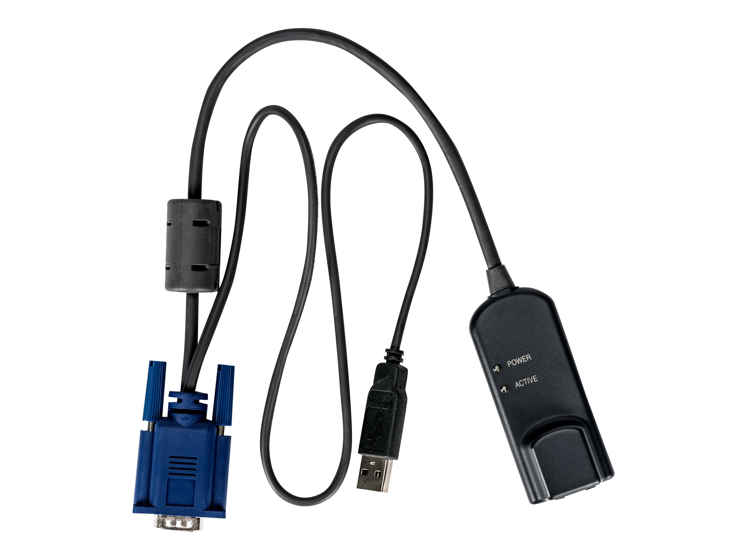 Vertiv Avocent MPUIQ-VMCHS KVM-Modul VGA USB 2.0 RJ-45 Schwarz, Blau