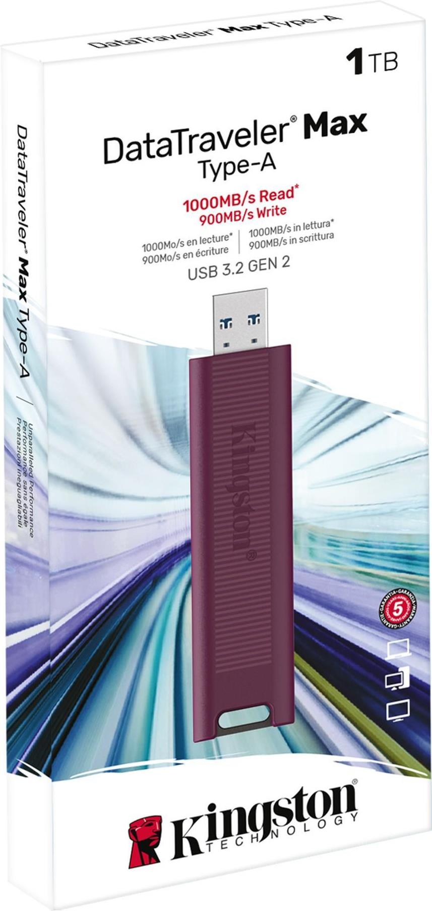 Kingston DataTraveler Max 1 TB USB 3.2 Gen 2 Rot