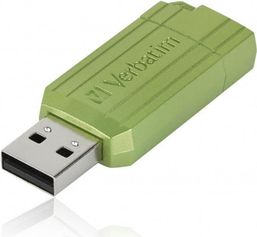 Verbatim PinStripe USB-Stick 128 GB USB Typ-A 2.0 Grün (49462)