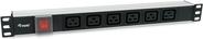 Equip Steckdosenleiste 1U 6xIEC C19 Ein u. Ausschalter sw - Steckdosenleiste (333319)