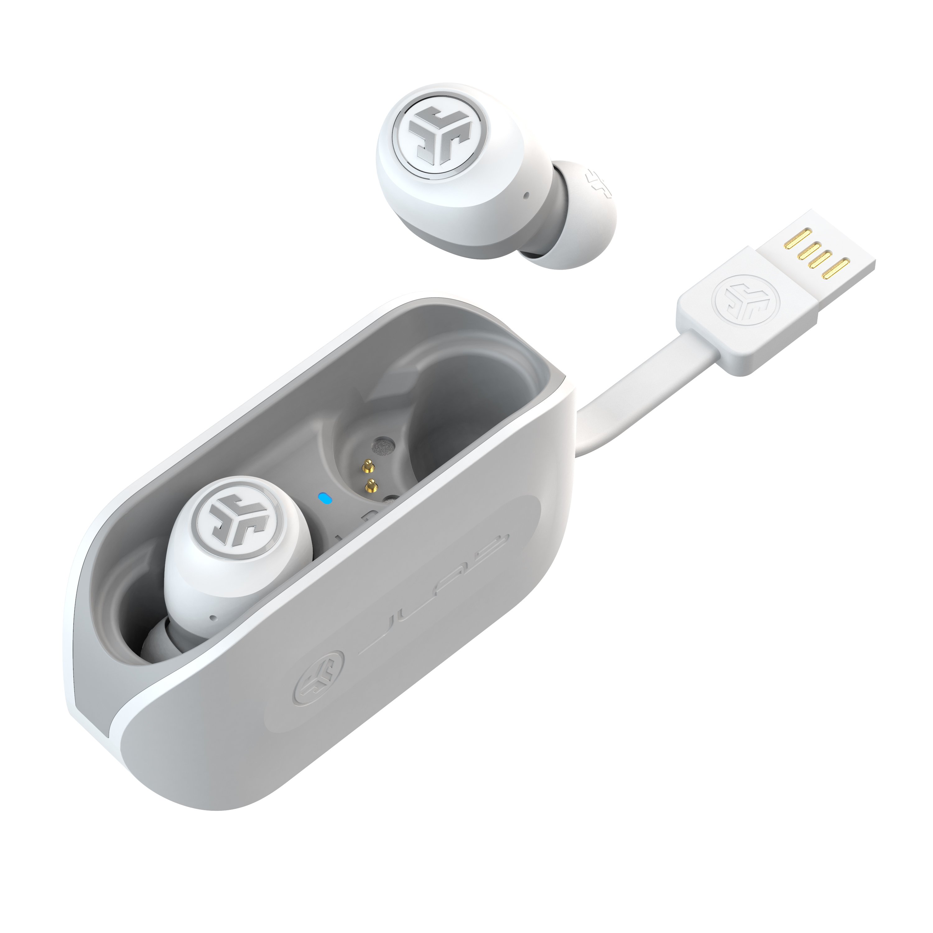 JLab Audio Go Air True Wireless Earbuds Grau, Weiß