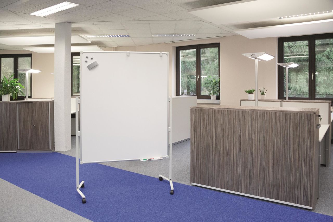 HEBEL Moderationstafel 1.200 x 1.500 mm Textil Blau