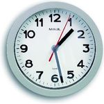 MAUL Wanduhr MAULstep weiß silber Kunststoff, Ã˜ 20,0 cm (9052995)