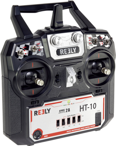 Reely HT-10 Hand-Fernsteuerung 2,4 GHz Anzahl Kanäle: 10 inkl. Empfänger (1518204)