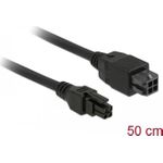 Delock Micro Fit 3.0 4 Pin Verlängerungskabel Stecker > Buchse 50 cm (85378)