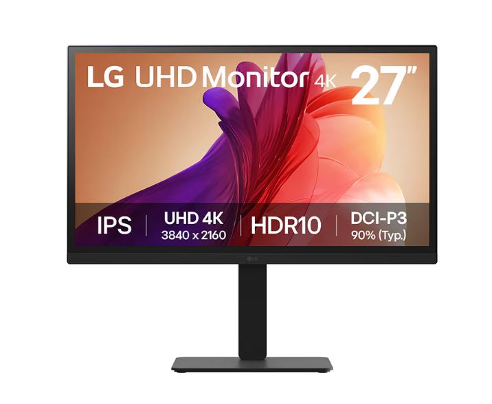 LG 27BA45U-B.AEU 68,4cm 27Zoll IPS 3840x2160 16:9 300cd/m2 5ms 2XHDMI DP Black [Energieklasse D] (27BA45U-B.AEU)