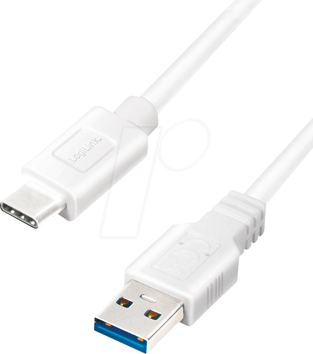 LogiLink USB-Kabel USB Typ A (M) bis USB-C (M) umkehrbar (CU0177)