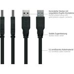 Alcasa UK30P-AMB-005S USB Kabel 0,5 m USB 3.2 Gen 1 (3.1 Gen 1) USB A Micro-USB B Schwarz (UK30P-AMB-005S)