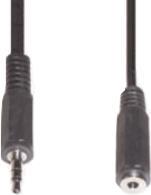e+p B 125/5 5m 3.5mm 3.5mm Schwarz Audio-Kabel (B 125/5)