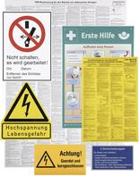 DEHN Warn-/Hinweisschildersatz WHSS EA K f. elektr. Anlagen Kunststoff (700050)