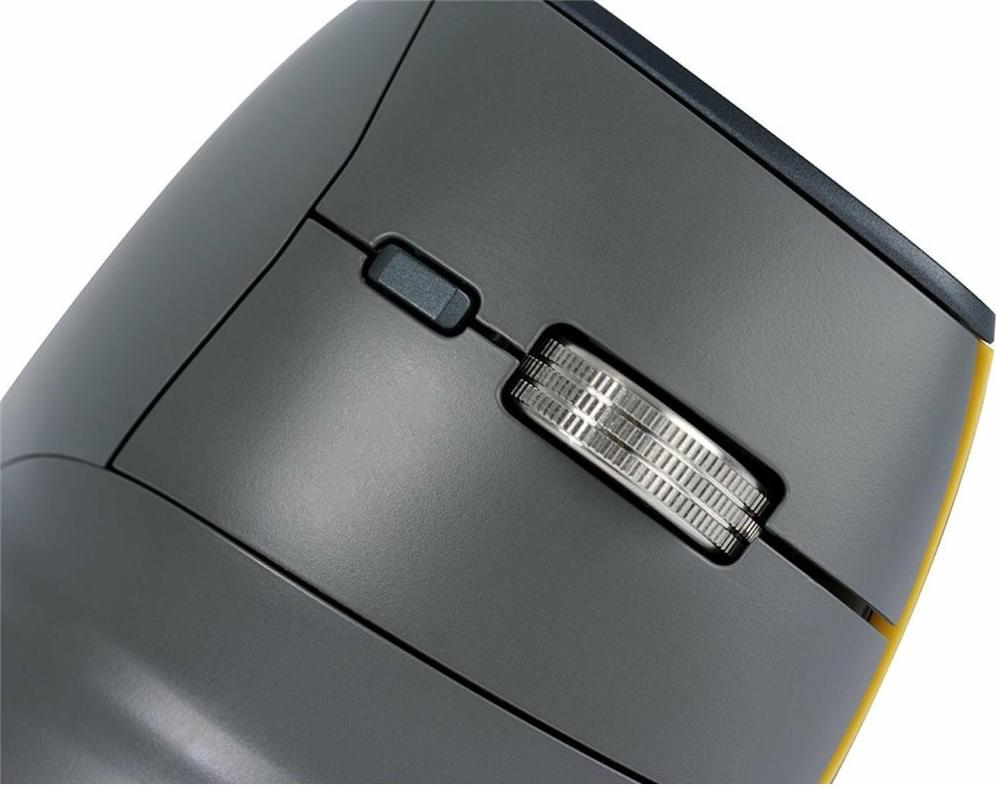Bakker Elkhuizen FastForward Vertikale Maus 3-Mode (Bluetooth 5.1, RF, USB-C) Dunkelgrau