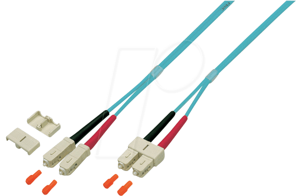 EFB-Elektronik Duplex Jumper SC-SC 50/125µ, OM4, LSZH, erika violett, 3.0mm, 0,5m Hersteller: EFB Elektronik (O0318.0,5)