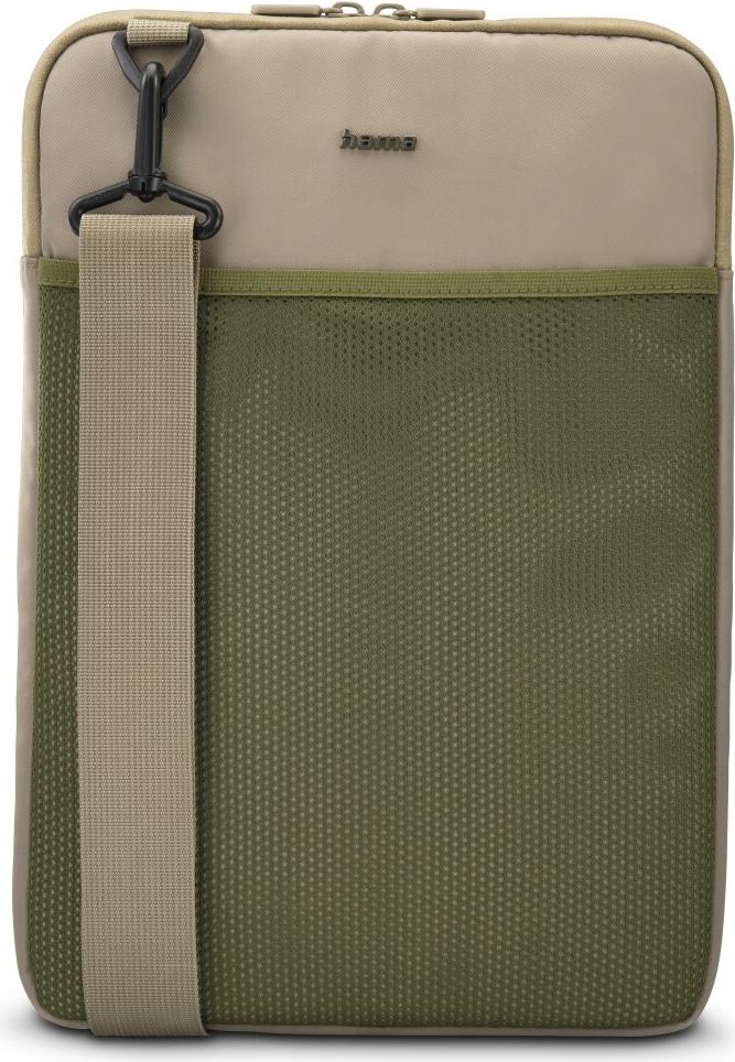 Hama Laptop-/Tablet-Sleeve To Go zum Umhängen, bis 31 cm (12,1), Beige-Grün (00222070)