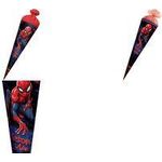 ROTH Motiv-Schultüte "Marvel Spiderman", eckig, 850 mm Lizenz-Schultüte, Tüllverschluss und Spezialborte, - 1 Stück (678893)