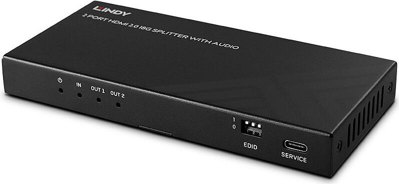 Lindy 2 Port HDMI 8K60 Splitter mit Audio (38534)