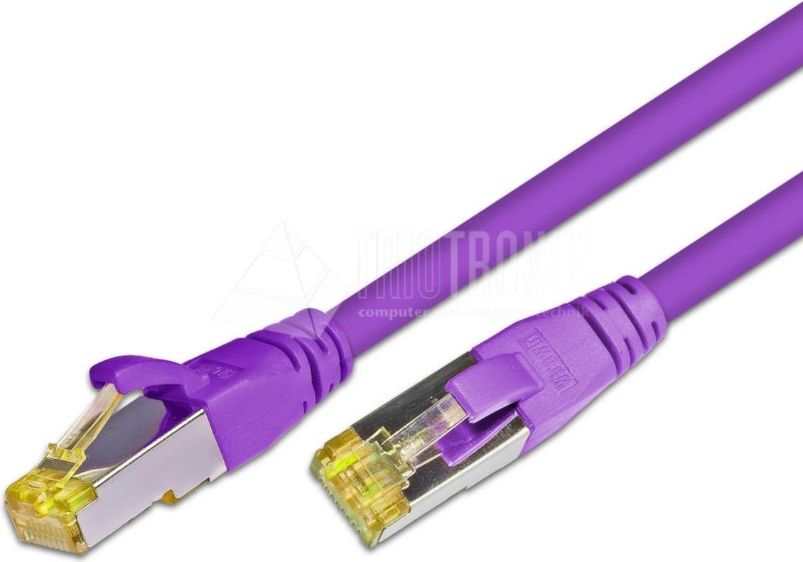 Wirewin PKW-PIMF-KAT6A 7.5 VI Netzwerkkabel 7,5 m Cat6a S/FTP (S-STP) Violett (PKW-PIMF-KAT6A 7.5 VI)