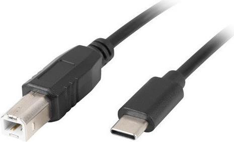 Lanberg CA-USBA-13CC-0018-BK USB Kabel 1,8 m USB 2.0 USB B USB C Schwarz (CA-USBA-13CC-0018-BK)