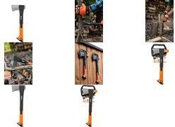 Bradas Universalaxt, Nylonstiel, Länge: 450 mm, 1.000 g Klinge aus gehärtetem Stahl, rutschfeste TPR Grifffläche, - 1 Stück (KT-SN1100)