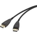 Renkforce DisplayPort Anschlusskabel [1x DisplayPort Stecker - 1x DisplayPort Stecker] 20 m Schwarz (RF-3770962)