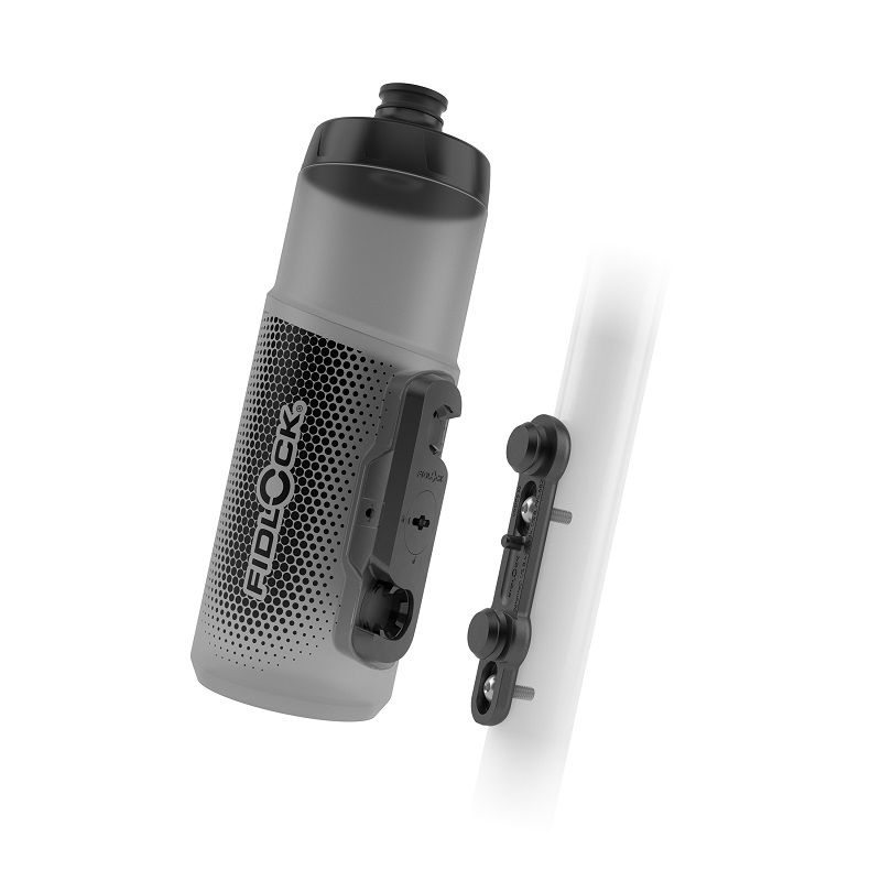 FIDLOCK TWIST Fahrrad-Trinkflasche 600 ml Polypropylen Schwarz, Grau