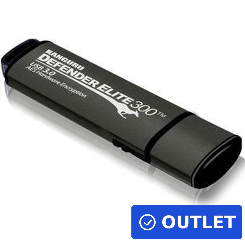 Kanguru Defender Elite300 - 32GB USB-Stick USB 3.2 Gen 1 AES-Hardwareverschlüsselung (KDFE300-32G) (geöffnet)