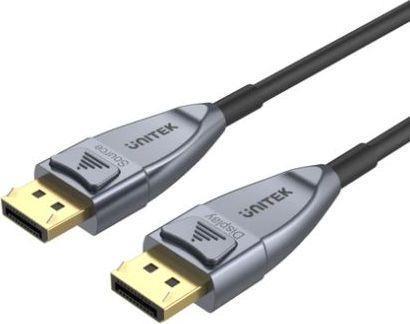 UNITEK C1616GY DisplayPort-Kabel 10 m Schwarz - Grau (C1616GY)