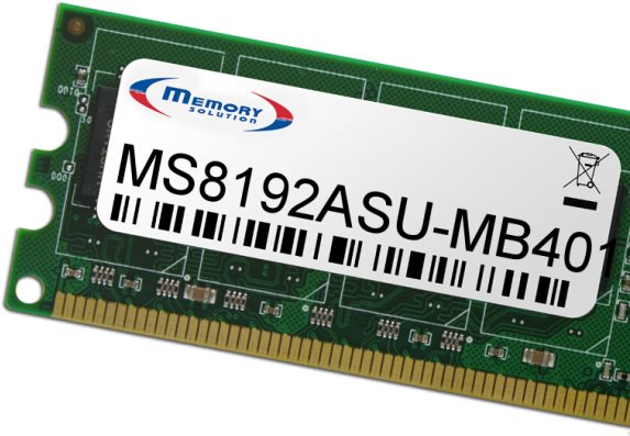 Memory Solution MS8192ASU-MB401 8GB Speichermodul (MS8192ASU-MB401)