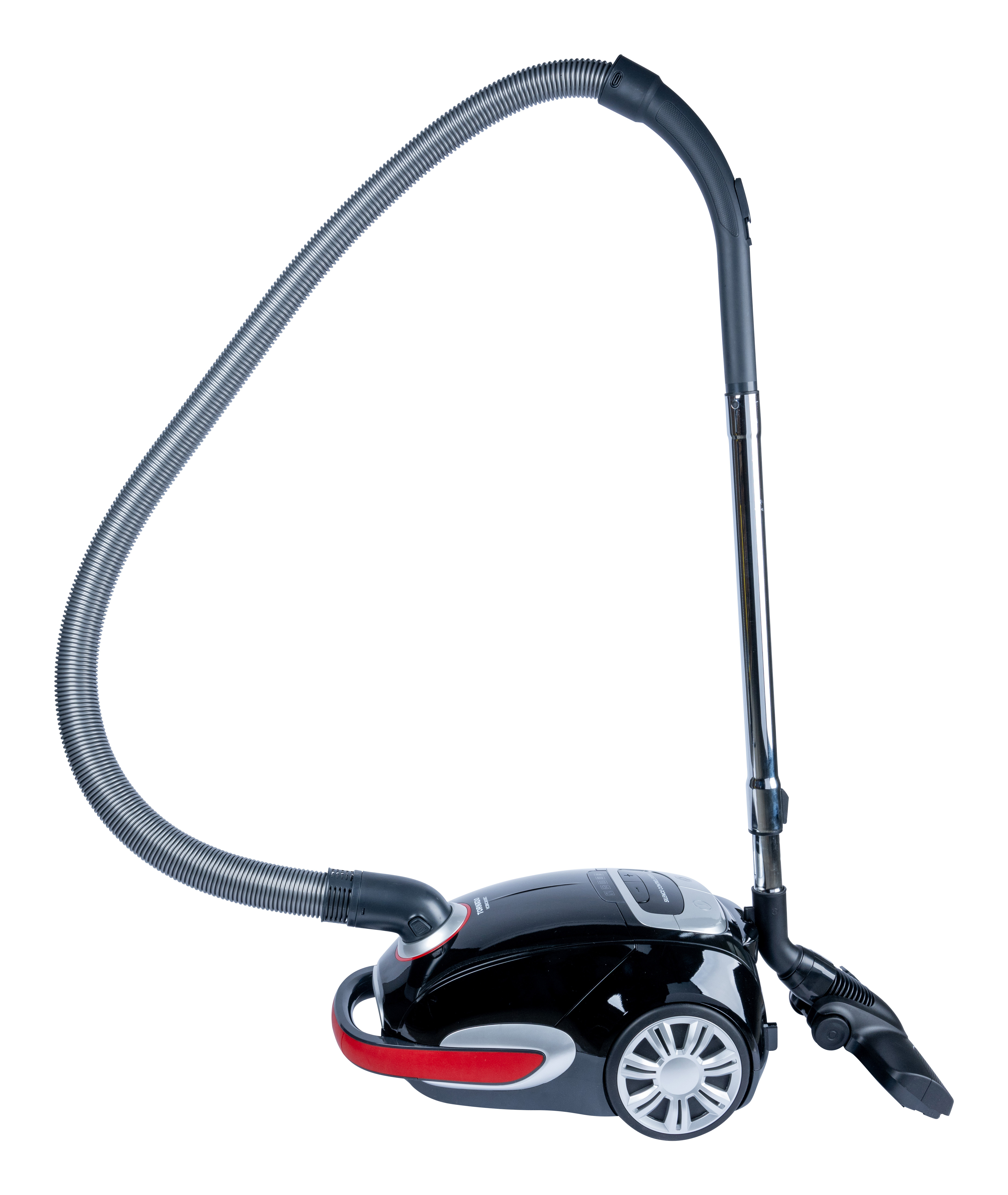Tornado VCBKC800BC Bodenstaubsauger 800 W 210 AW HEPA 4 l Schwarz/Rot