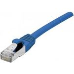 Patchkabel S/FTP, PiMF, Cat.6A, blau, 2,0 m Kategorie: Cat.6A Class EA (2x RJ45), Rohmaterial: KabelCat.7 Rohkabel (858627)