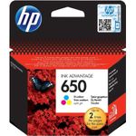HP 650 Tri-color Original Ink Advantage Cartridge (CZ102AE#BHL)