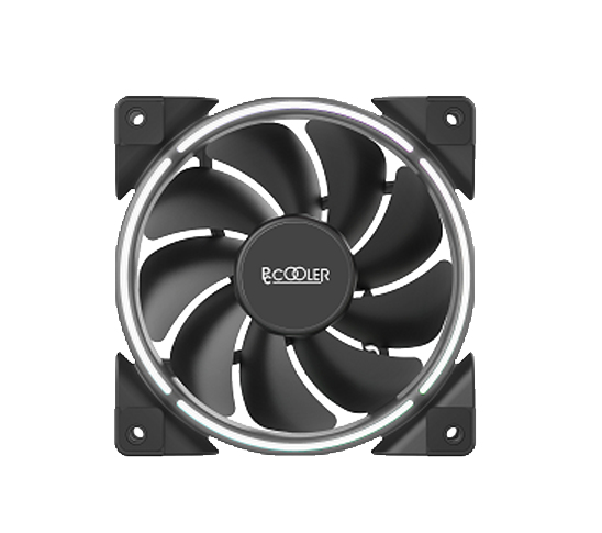 Pccooler CORONA CORONA-FRGB-3I1 120mm Gehäuselüfter FRGB Schwarz, Mehrfarbig