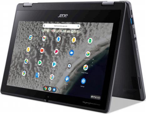 Acer Chromebook Spin 511 R753TN Flip Design Celeron N5100 1.1 GHz Chrome OS 4 GB RAM 32 GB eMMC 29.46 cm (11.6) IPS Touchscreen 1366 x 768 (HD) UHD Graphics Bluetooth, Wi Fi 6 Schiefer schwarz kbd Deutsch  - Onlineshop JACOB Elektronik