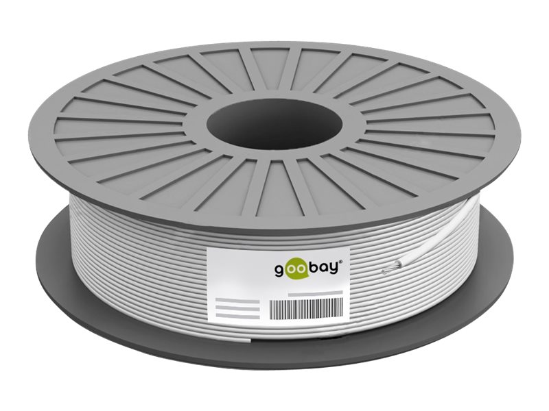 goobay 96094 CAT 6a Netzwerkkabel S/FTP (PiMF) 100 m Grau