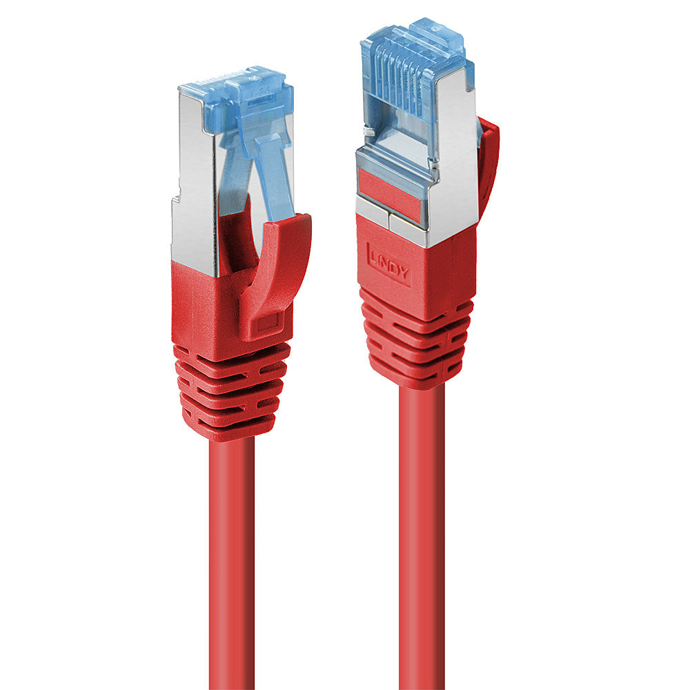 Lindy 47162 Cat.6A S/FTP Netzwerkkabel 1 m Rot