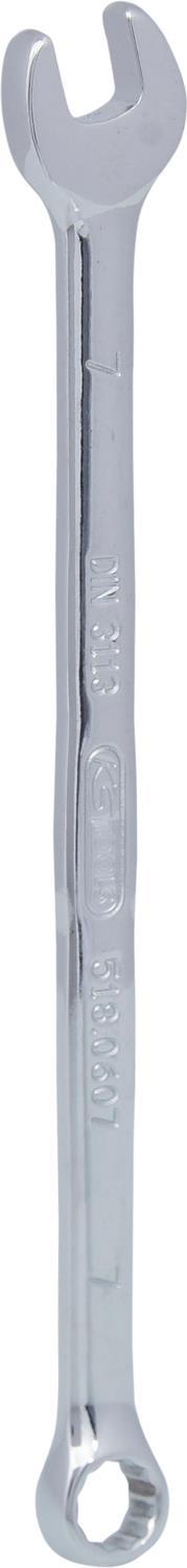 KS TOOLS CHROMEplus Ringmaulschlüssel, abgewinkelt, 7mm (518.0607)